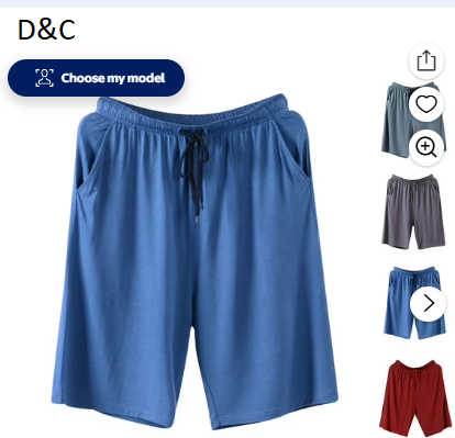 Bovxnpu Mens Pajama Shorts