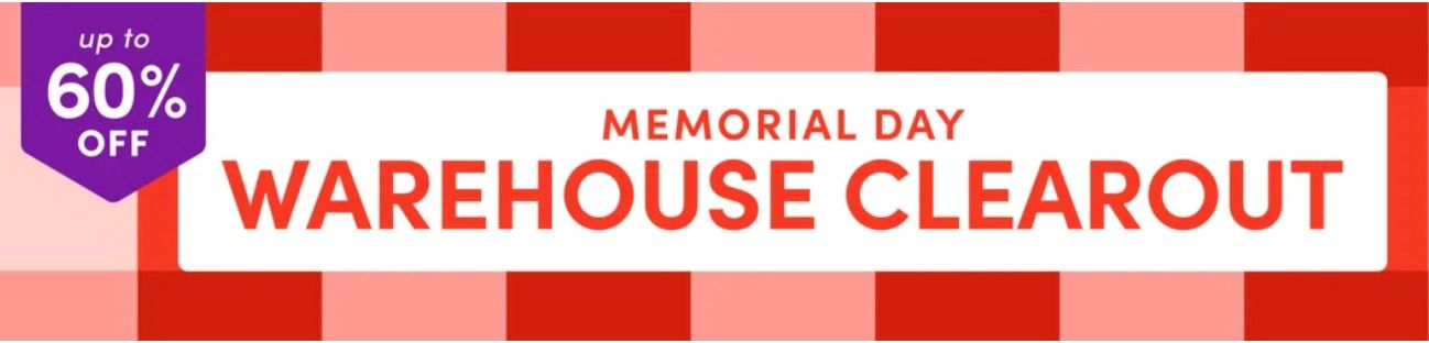 Wayfair: Up to 60% Warehouse Clearance