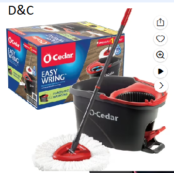 O-Cedar EasyWring™ Spin Mop & Bucket System