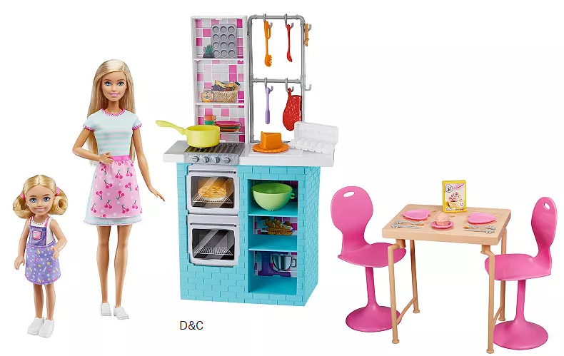 Barbie® Baking Kitchen Dolls and Accessories Playset