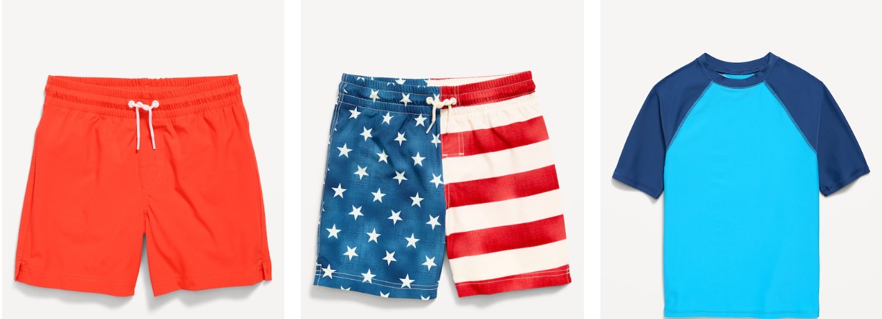 Solid Swim Trunks for Boys