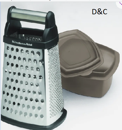 KitchenAid® Gourmet 4-Sided Stainless Steel Box Grater with Detachable Storage Container