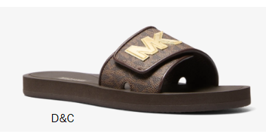 Michael Kors Palmer Signature Logo Slide Sandal