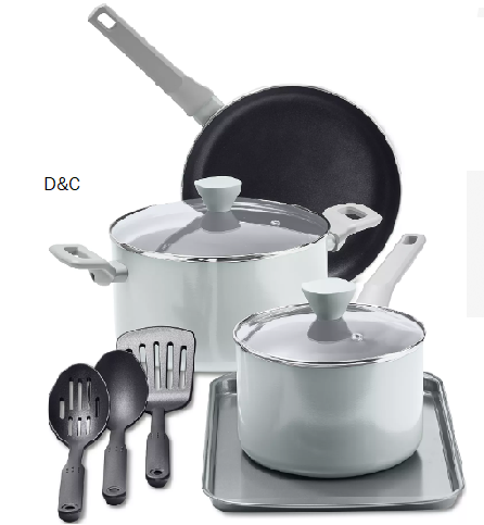 Aluminum Nonstick 9-Pc. Cookware Set