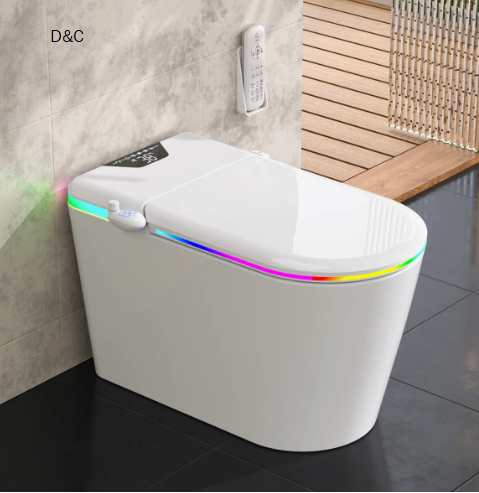 BCANHOME ADA Smart Toilet With Bidet And Auto-Open Lid, Comfort Chair Height,Soft-Closing Heat Seat