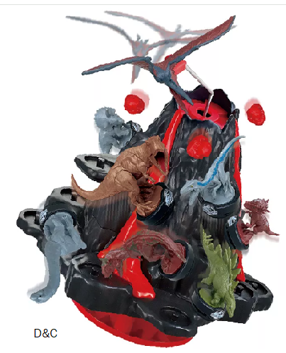 Jurassic World Shaky Volcano, Tabletop Skill and Action Game for up to 4 Players