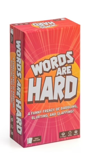 Words Are Hard Family Party Card Game for Ages 8+, from Asmodee