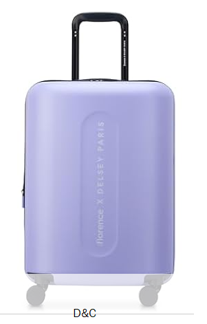 florence by mills Catch Flights Hardside Expandable Luggage with Spinner Wheels, Lavender, Carry-On 20 Inch