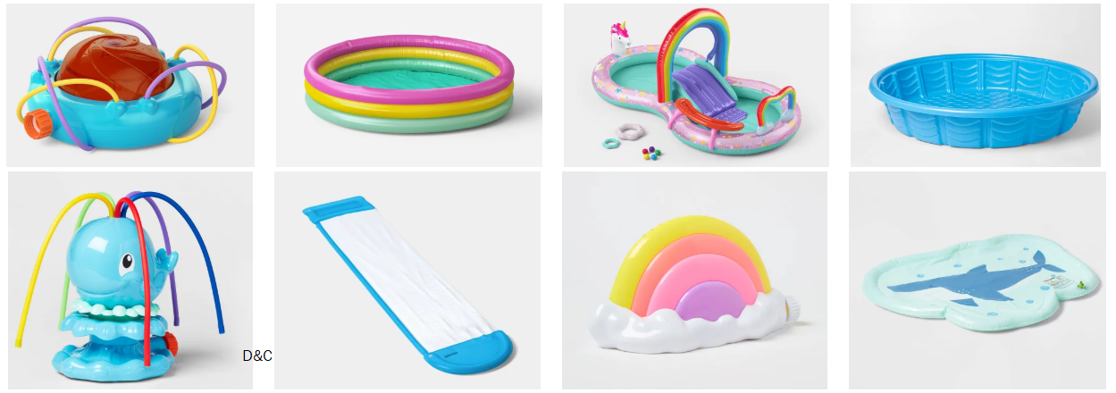 Buy 1 get 1 50% off Sun Squad™ pools & water toys at Target