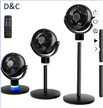 Ktaxon 40inch Standing Fan for Bedroom, 120°+90°Omni-directional Oscillating Fan