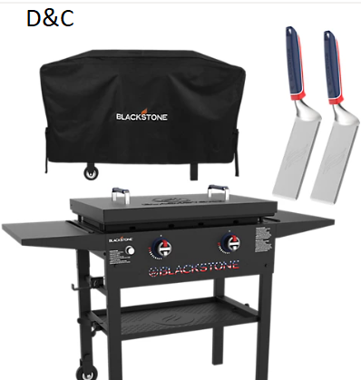 Blackstone Limited Edition 28 in. Patriotic Griddle with Spatulas and Cover