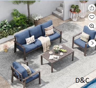 POTEBAN Aluminum Patio Furniture Set
