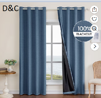 JIATER Blackout Curtains Set of 2 Panels