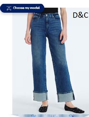 Scoop Women’s and Women’s Plus Benton Cuffed Ankle Jeans, 25″, 27″, and 29″ Inseams, Sizes 0-26W