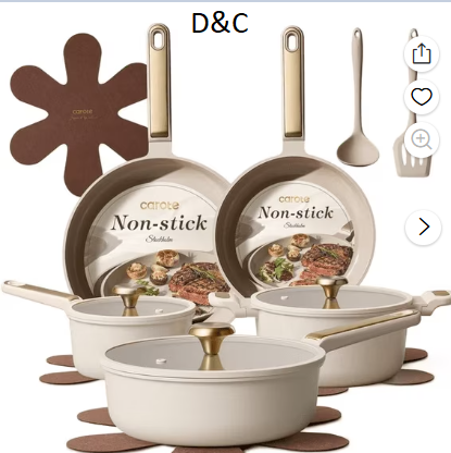 Carote 14-Piece Pots and Pans Set