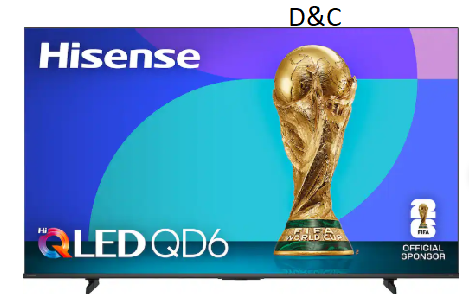 Hisense – 75″ Class QD6 Series Hi-QLED 4K UHD HDR Smart Fire TV (2025)