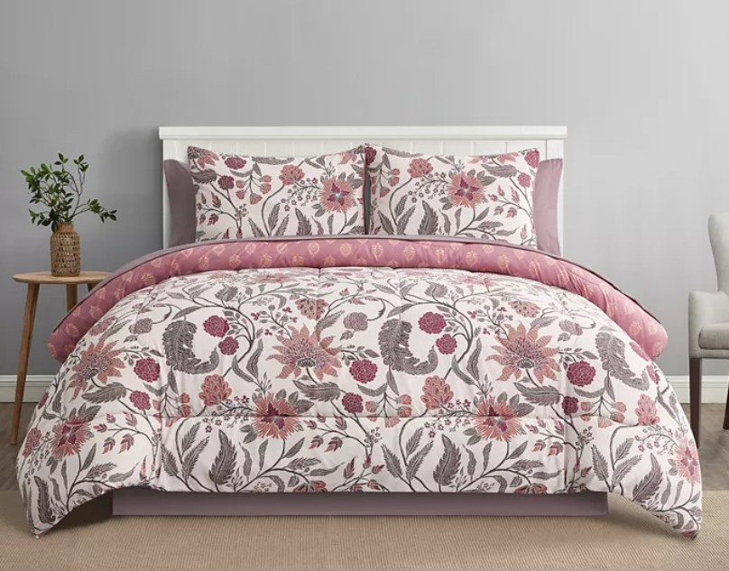 Giada 8-Pc. Floral Reversible Comforter Set