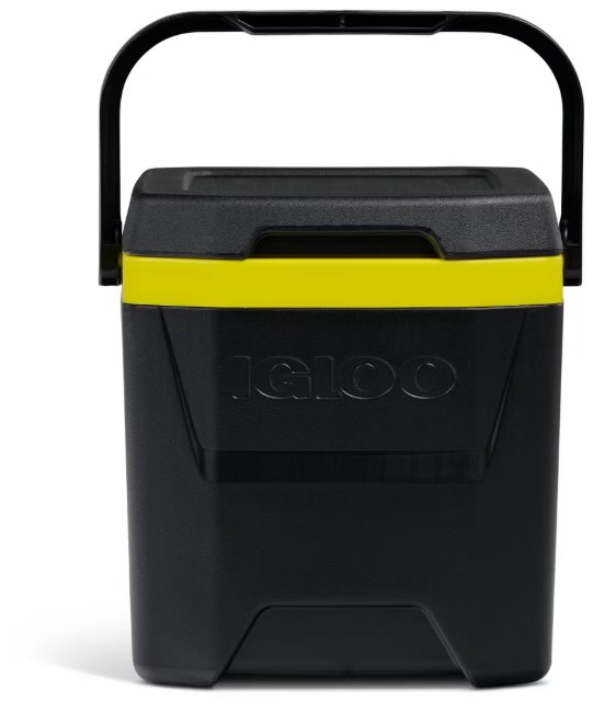 Igloo Cool 18 Cans/12 qt Transformative Hard-Sided Cooler – Black/Livewire Yellow