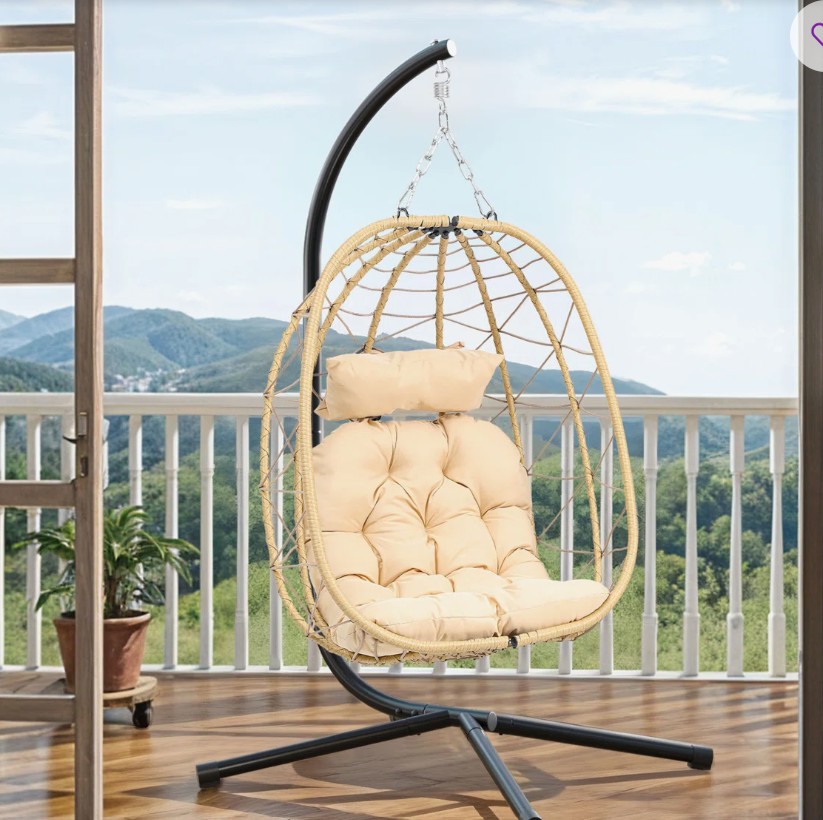 1 Person Swing Chair With Stand