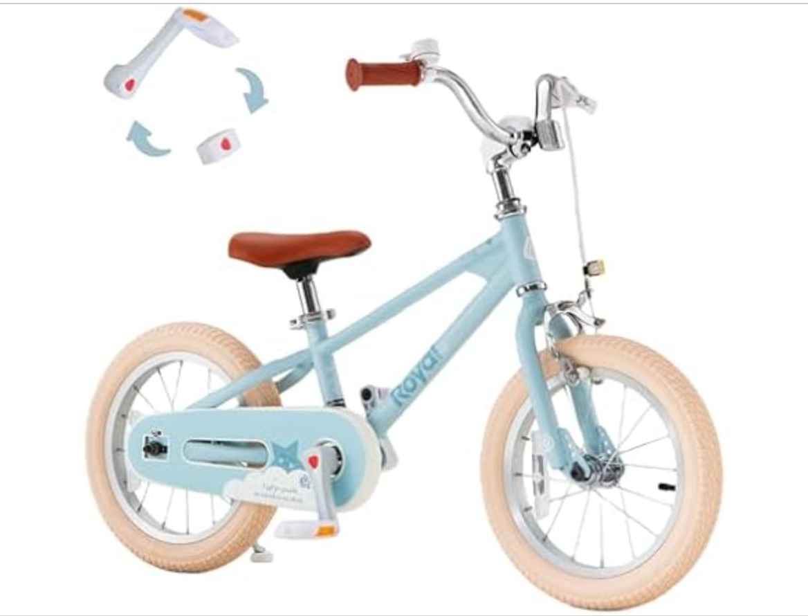 EZ Kids Bike12 Inch Convertible Balance to Pedal Bike