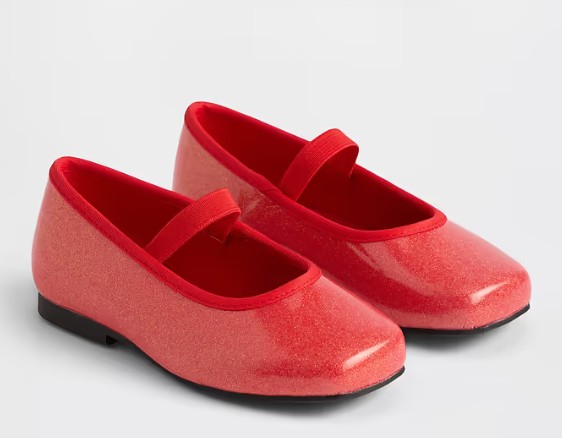 Toddler Shimmer Mary Jane Flats