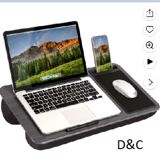 LapGear Home Office Lap Desk, Gray Woodgrain