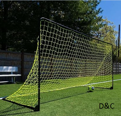 Franklin Sports Black Folding Soccer Goal – 6′ x 12′