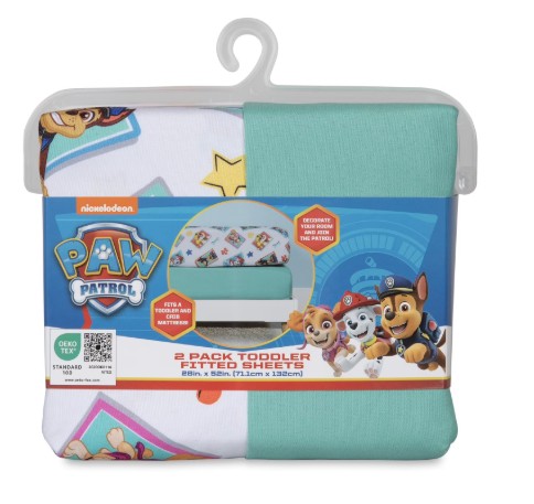 Paw Patrol Toddler Sheet Set 2 Pack