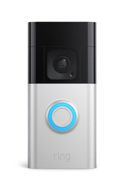 Ring Battery Doorbell Plus – Smart Wi-Fi Video Doorbell with Head-to-Toe HD+ Video – Satin Nickel: Outdoor Wireless Security