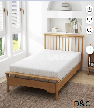 IULULU 6 Inch Gel Memory Foam Mattress