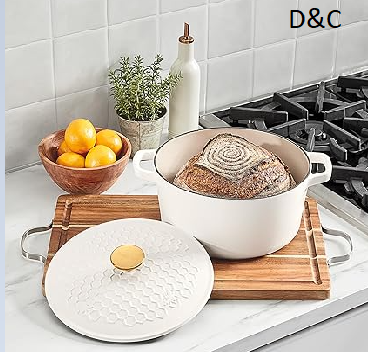 Cuisinart, Earth & Essence 5 Qt. Casserole with Cover – Honeycomb, CI650-25BHMW