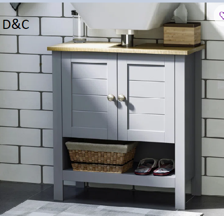 23.5” Single Bathroom Vanity with Manufactured Wood Top
