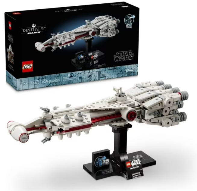 LEGO Star Wars: A New Hope Tantive IV Building Set for Adults – Birthday Gift Idea – Collectible Display Set for Star Wars Fans, Ages 18+ – 75376