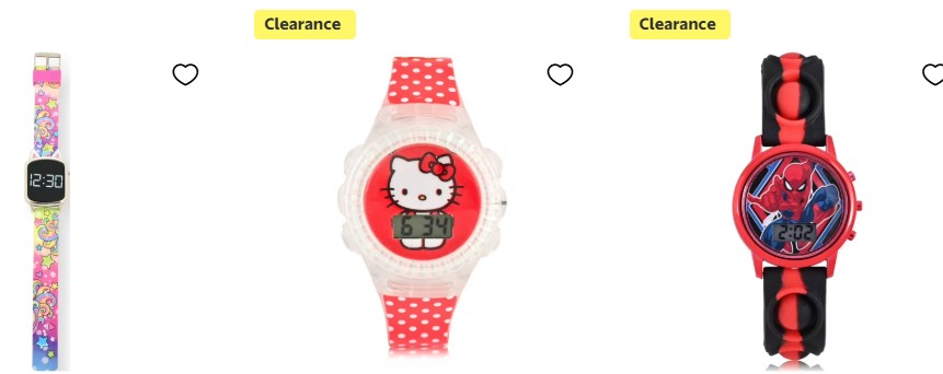 Wonder Nation Childrens Unisex Touch LED Watch with Silicone Strap in Rainbow with Unicorn Dial (WN4256WM)