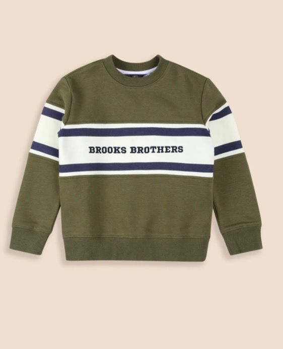 Boys cotton blend brooks brothers sweatshirt