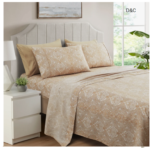 Percale Paisley Sheet Set