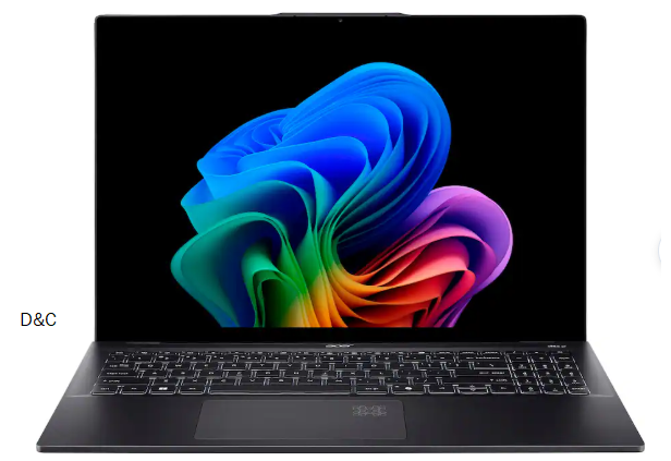 Acer – Swift 16 AI – 16″ 3K OLED Touch Laptop – Copilot+ PC – Intel Core Ultra 7 Series 2 – 16GB Memory – 1TB SSD – Ice Black – Open Box – Excellent