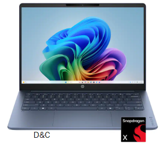 HP – OmniBook 3 – 14″ 2K Touchscreen Laptop – Snapdragon X – 16GB Memory – 512GB SSD – Copilot+ PC – Starlit Blue