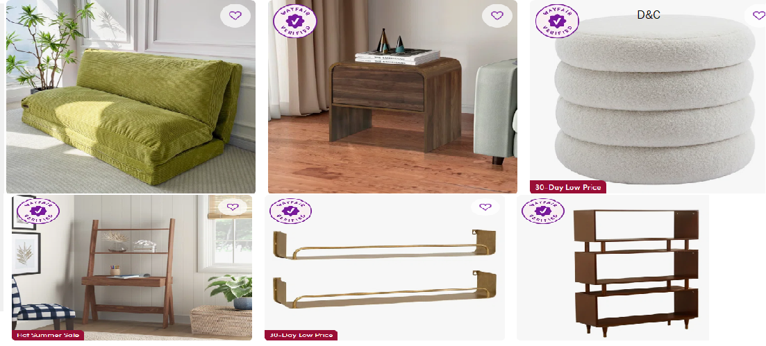 Dorm furniture from $50