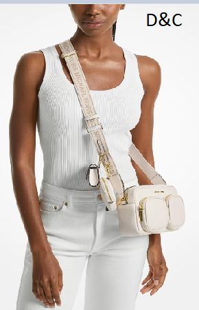 Micheal kors Jet Set Travel Medium Leather Messenger Bag