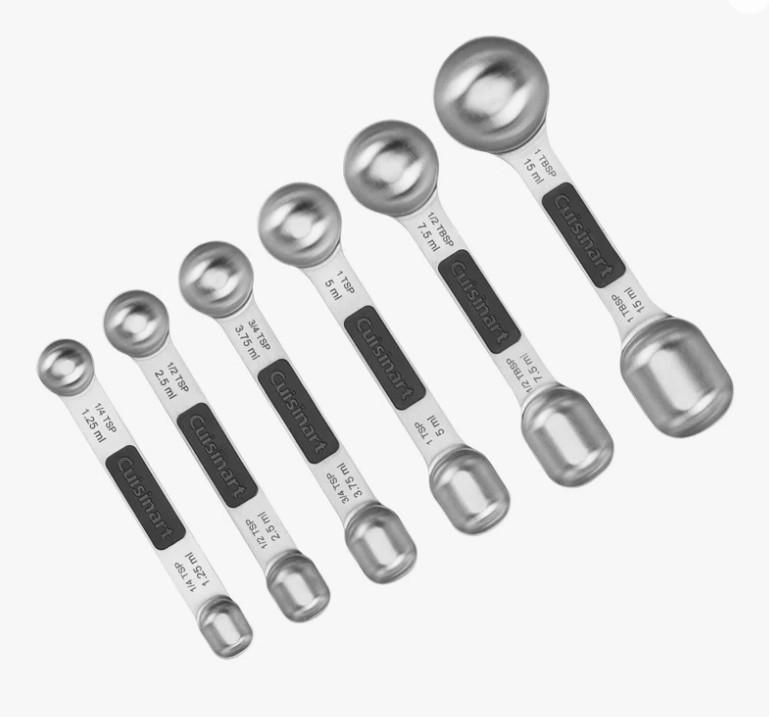 Cuisinart 6-Piece Stainless Steel Measuring Spoon Set