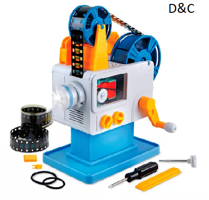 MINDBLOWN Cinema Science DIY 83 Pieces Retro-Like Film Projector