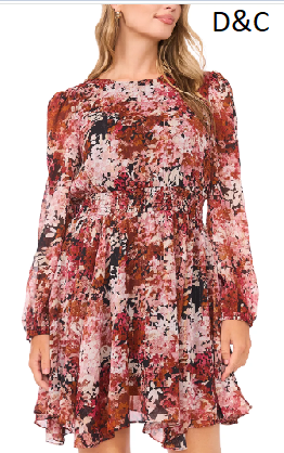 Women’s Puff Sleeve Mini Dress