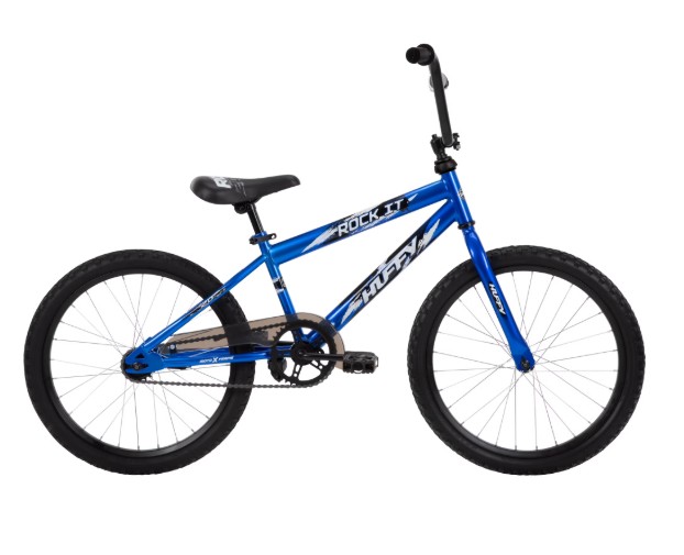 Huffy 20″ Rock It Kids’ Bike, Fits Riders 44″-56″, Blue, Youth, Boys