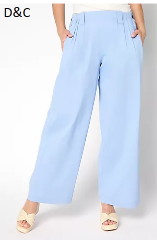 LOGO by Lori Goldstein Regular Textured Full Length Pants