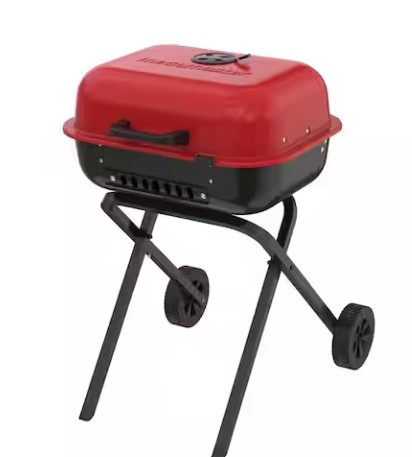 Traverse Portable Charcoal Grill in Red