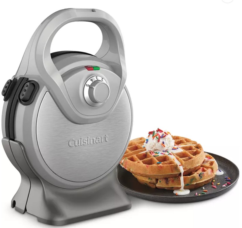 2-in-1 Classic or Belgian Removable Plate Waffle Maker WAF-RP10NAS