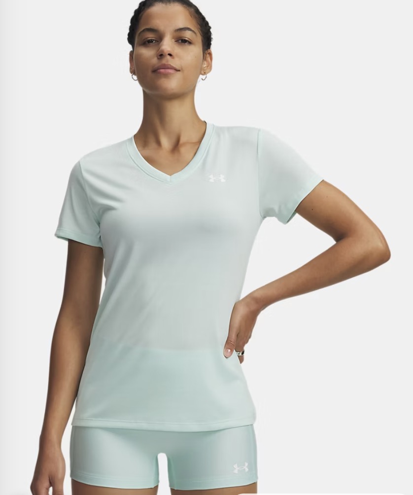 UA Tech™ TwistWomen’s V-Neck Short Sleeve