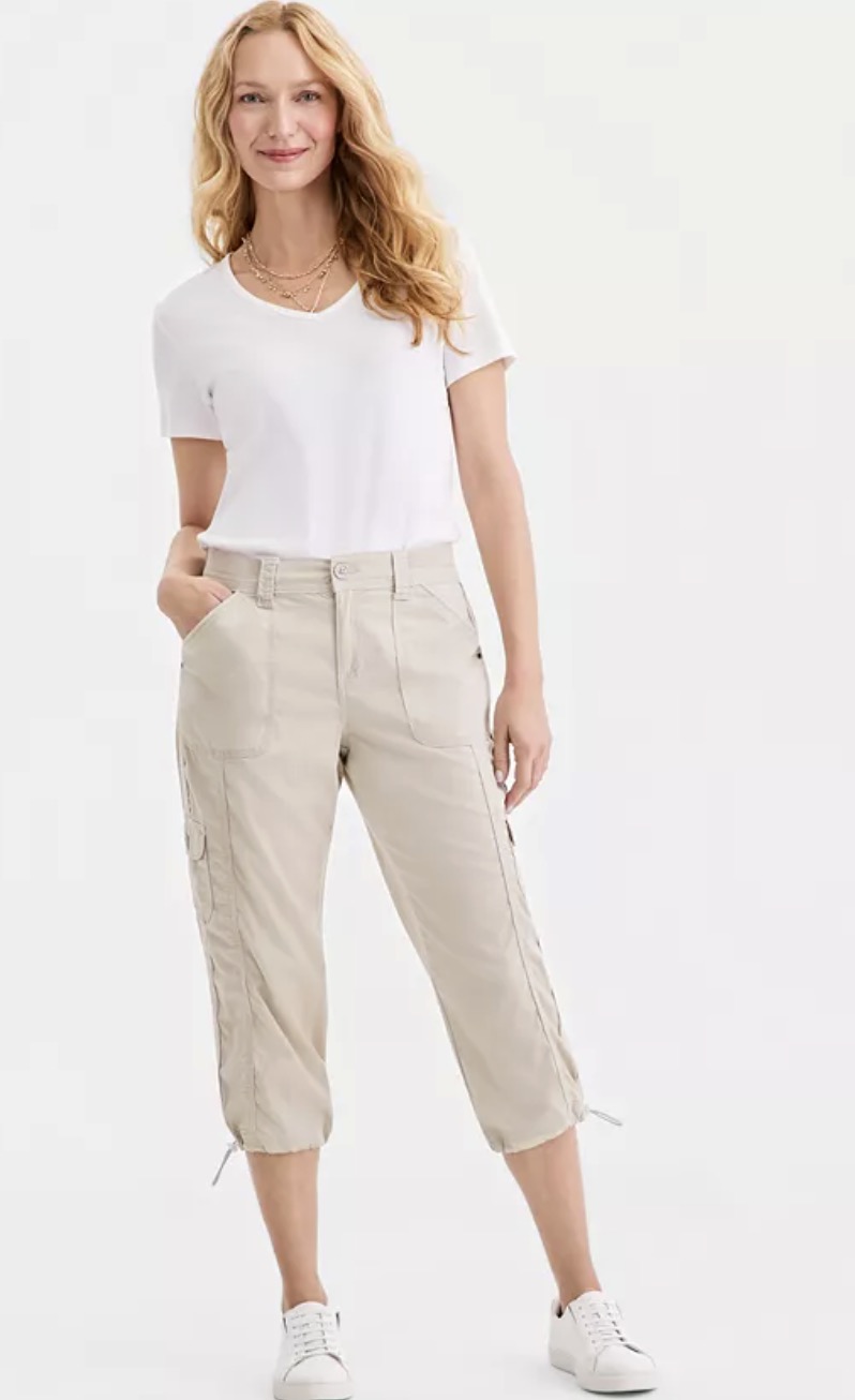 Macy’s: women’s Style & Co. Cargo Capri Pants for $15 (Available in many colors)