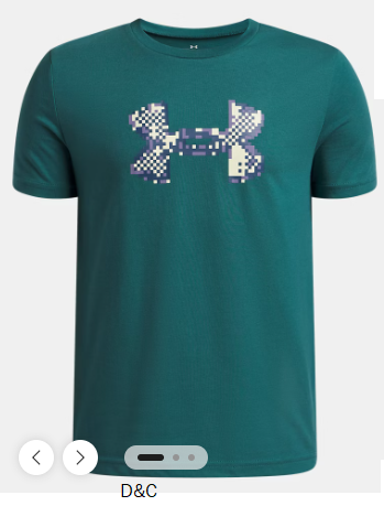 UA Pixel Logo Boys’ Short Sleeve